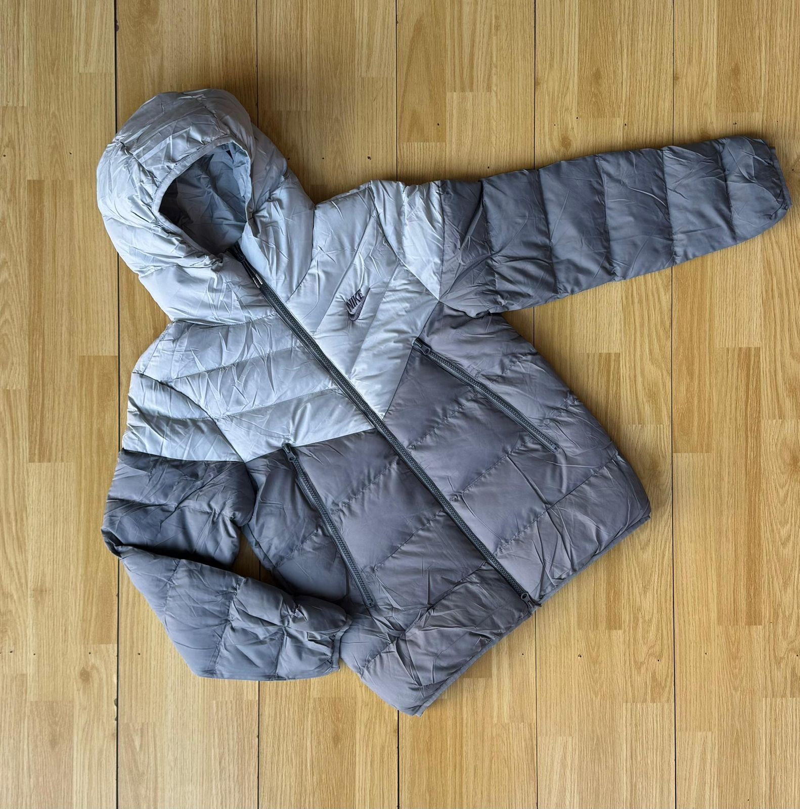 camperas termicas (gris blanco - TALLE M)