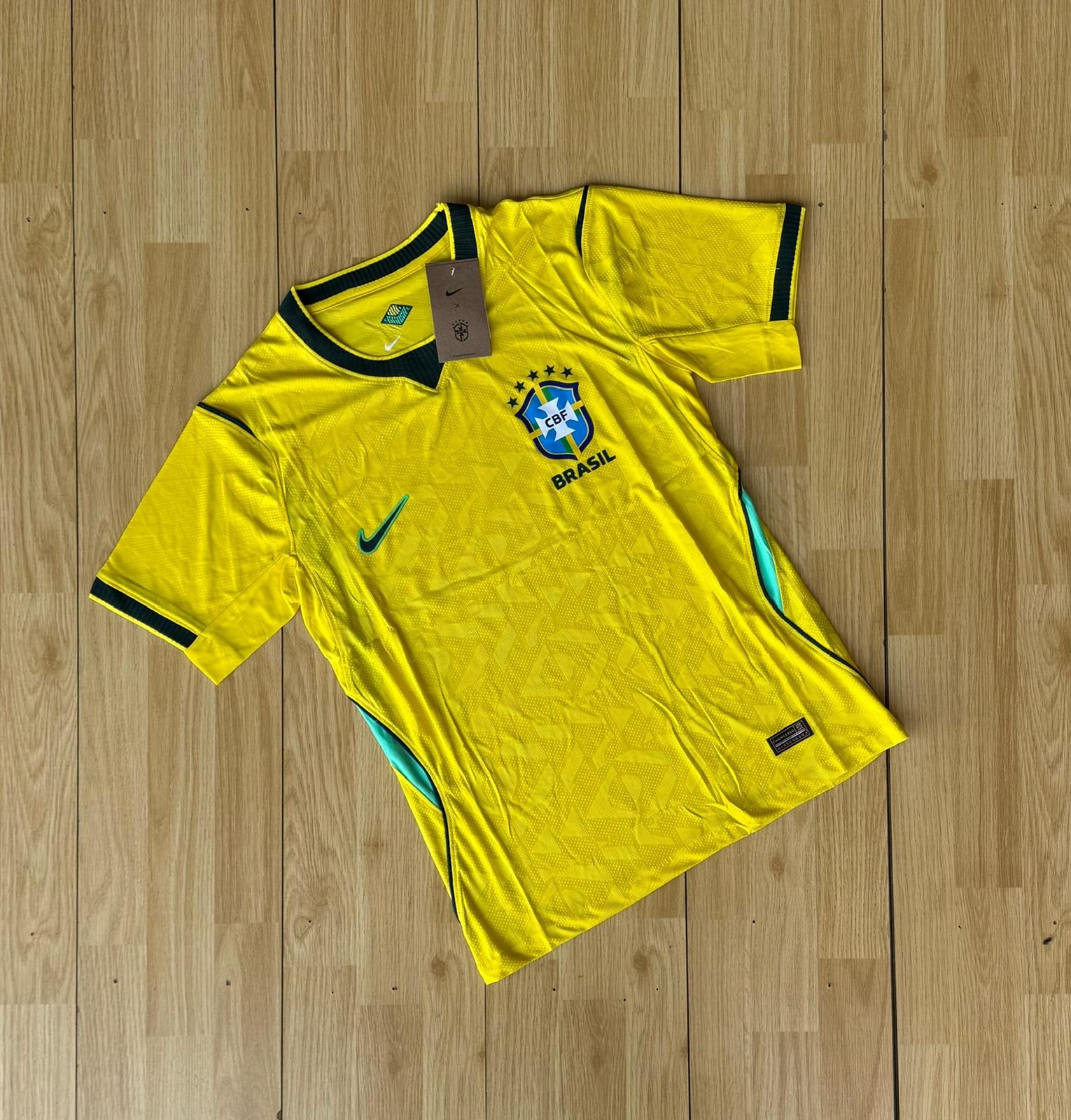 camiseta brzil (amarilla - TALLE XXL)