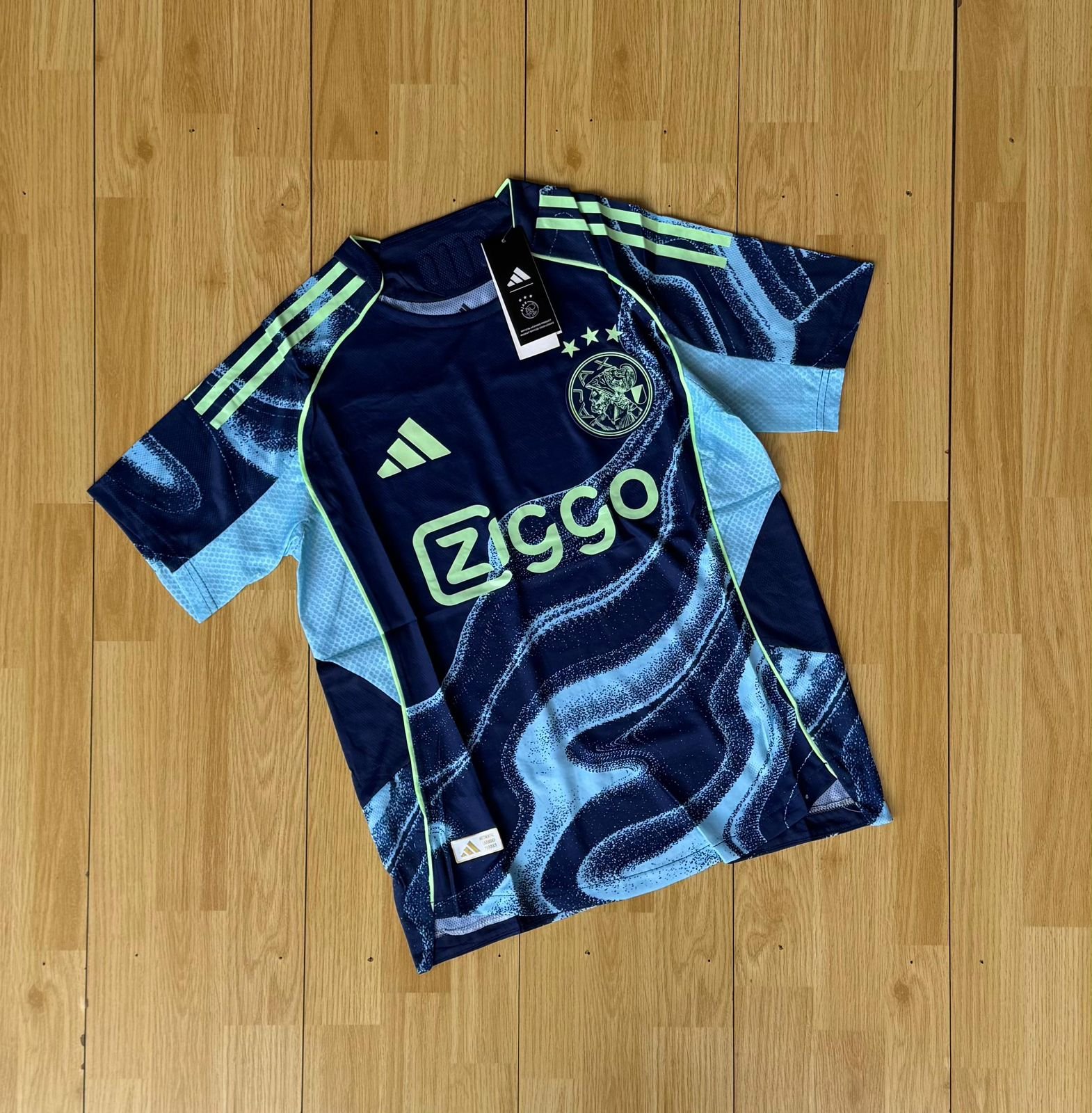 camiseta ajax (azul celeste - TALLE XXL)