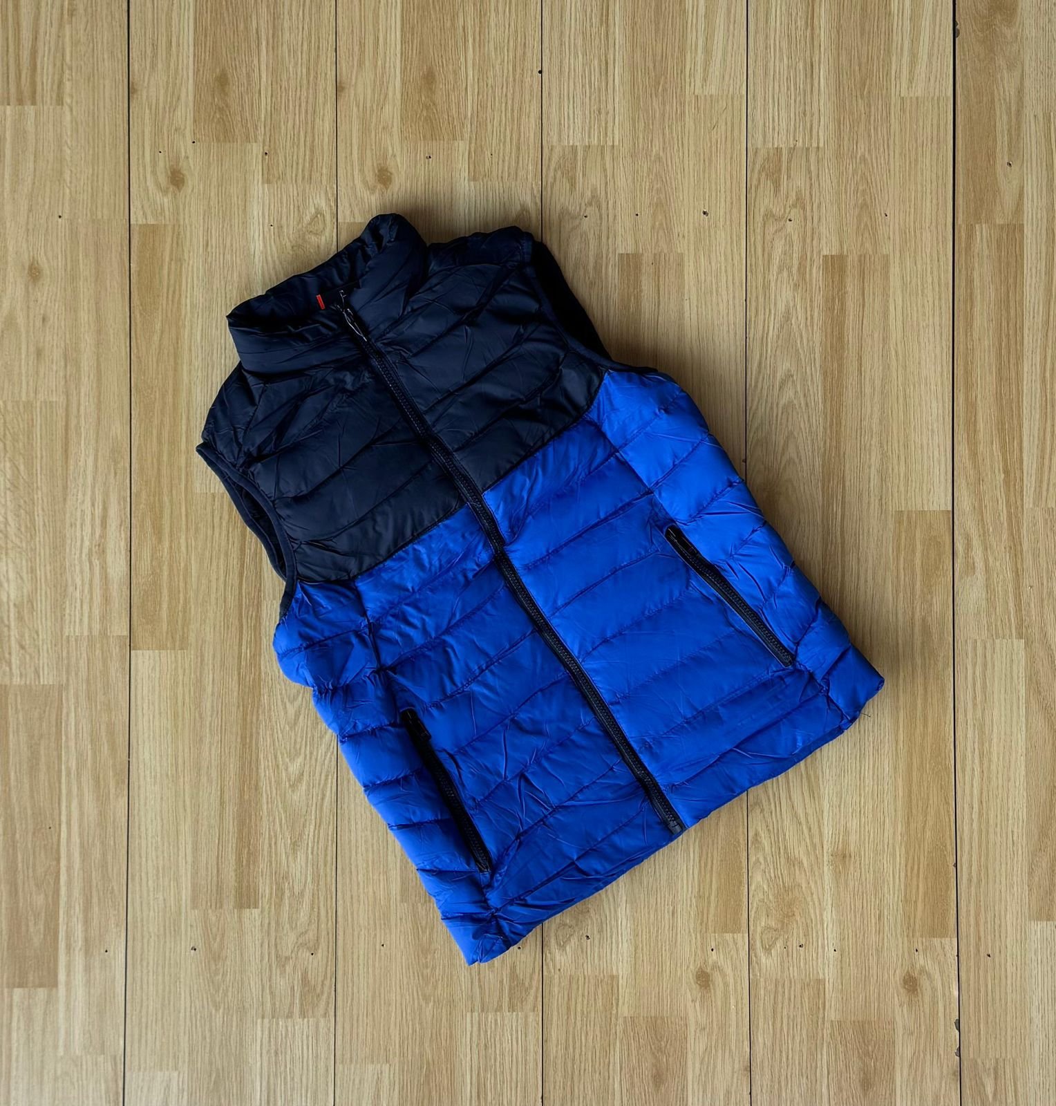 CHALECOS LISOS (azul oscuro azul claro - TALLE XXL)